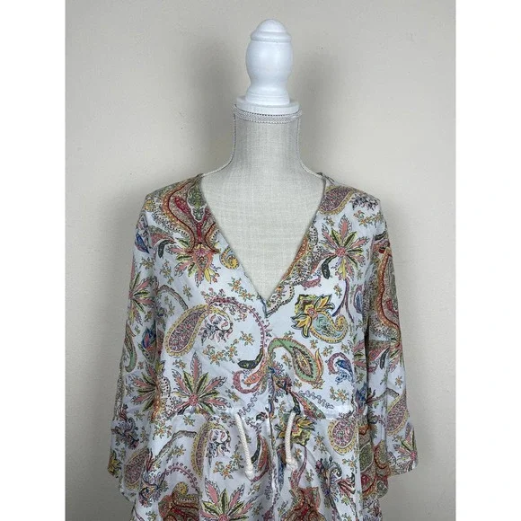 Zara Floral Blouse Top - Picture 2 of 7